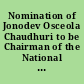 Nomination of Jonodev Osceola Chaudhuri to be Chairman of the National Indian Gaming Commission hearing before the Committee on Indian Affairs, United States Senate, One Hundred Fourteenth Congress, first session, March 11, 2015.