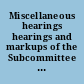 Miscellaneous hearings hearings and markups of the Subcommittee on Judiciary and of the Committee on the District of Columbia, House of Representatives, Ninety-fifth Congress, second session on S. 2511 (H.R. 12330)--Restrictions on weapons : S. 2512 (H.R. 10670)--Arrest material witnesses : S. 2556--Pretrial Services Agency : S. 1103 (H.R. 4549)--Reciprocal tax suits, June 28 and July 17, 1978.