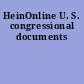 HeinOnline U. S. congressional documents
