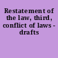 Restatement of the law, third, conflict of laws - drafts