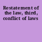 Restatement of the law, third, conflict of laws