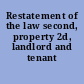 Restatement of the law second, property 2d, landlord and tenant