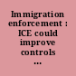 Immigration enforcement : ICE could improve controls to help guide alien removal decision making : report to congressional requesters /