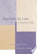 Families by law : an adoption reader /