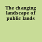 The changing landscape of public lands