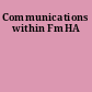 Communications within FmHA
