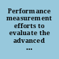 Performance measurement efforts to evaluate the advanced technology program : report to the ranking minority member, Committee on Science, House of Representatives /