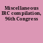 Miscellaneous IRC compilation, 96th Congress