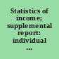 Statistics of income; supplemental report: individual retirement arrangements.