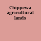 Chippewa agricultural lands