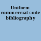 Uniform commercial code bibliography