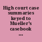 High court case summaries keyed to Mueller's casebook on evidence, 7th edition.