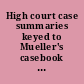 High court case summaries keyed to Mueller's casebook on evidence, eighth edition.