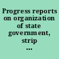 Progress reports on organization of state government, strip mining, tax exempt property, school aid, educational endeavor, consumer problems, criminal code, water, interscholastic activities, vocational education : report to the Colorado General Assembly.