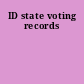 ID state voting records