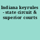 Indiana keyrules - state circuit & superior courts