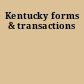 Kentucky forms & transactions