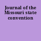 Journal of the Missouri state convention