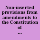 Non-inserted provisions from amendments to the Constitution of the Federative Republic of Brazil, 1988, as amended to No. 127 of 22 December 2022
