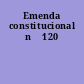 Emenda constitucional n⁰ 120
