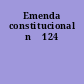 Emenda constitucional n⁰ 124