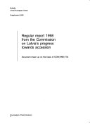 Regular report 1998 from the Commission on Latvia's progress towards accession /