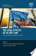 The legal effects of EU soft law theory, language and sectoral insights /