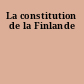 La constitution de la Finlande