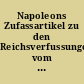 Napoleons Zufassartikel zu den Reichsverfussungen vom 22. April 1815