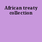 African treaty collection
