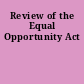 Review of the Equal Opportunity Act