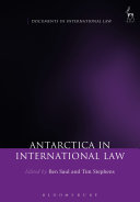 Antarctica in international law /