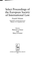 Select proceedings of the European Society of International Law /