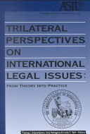 Trilateral perspectives on international legal issues : from theory into practice /