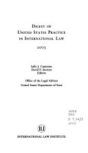 Digest of United States practice in international law.