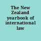 The New Zealand yearbook of international law