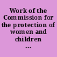 Work of the Commission for the protection of women and children in the Near East