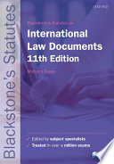 Blackstone's international law documents /