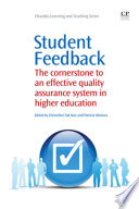 Student feedback : the cornerstone to an effective quality assurance system in higher education /