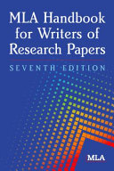 MLA handbook for writers of research papers.