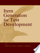 Item generation for test development /