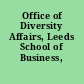 Office of Diversity Affairs, Leeds School of Business, CU