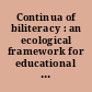 Continua of biliteracy : an ecological framework for educational policy, research, and practice in multilingual settings /