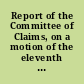 Report of the Committee of Claims, on a motion of the eleventh instant, respecting officers and soldiers of the late army and navy of the United States, entitled to arrearages of pay, or other emoluments Published by order of the House of Representatives.