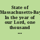State of Massachusetts-Bay. In the year of our Lord, one thousand seven hundred and seventy-nine An act to prevent sundry articles being exported from this to the neighbouring states.