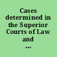 Cases determined in the Superior Courts of Law and Equity of the State of North Carolina