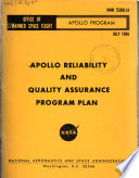 Apollo reliability and quality assurance program plan.