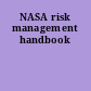 NASA risk management handbook