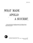 What made Apollo a success?