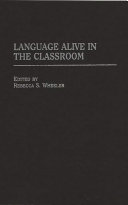 Language alive in the classroom /